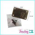 LABEL TAG - IRON GOODS - RECTANGLE/OBLONG OVAL/SQUARE/OVAL